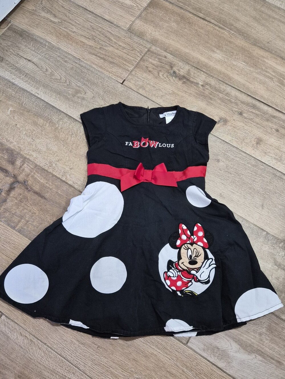 Disney Parks Minnie Mouse Fabowlous Polka Dot Dress Size XS